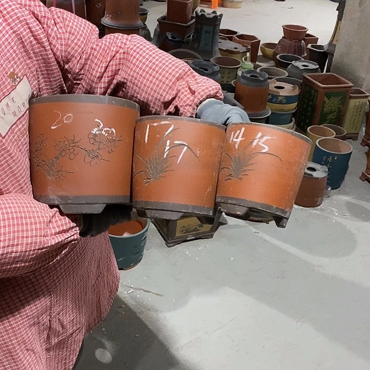 紫砂花盆紫砂花盆