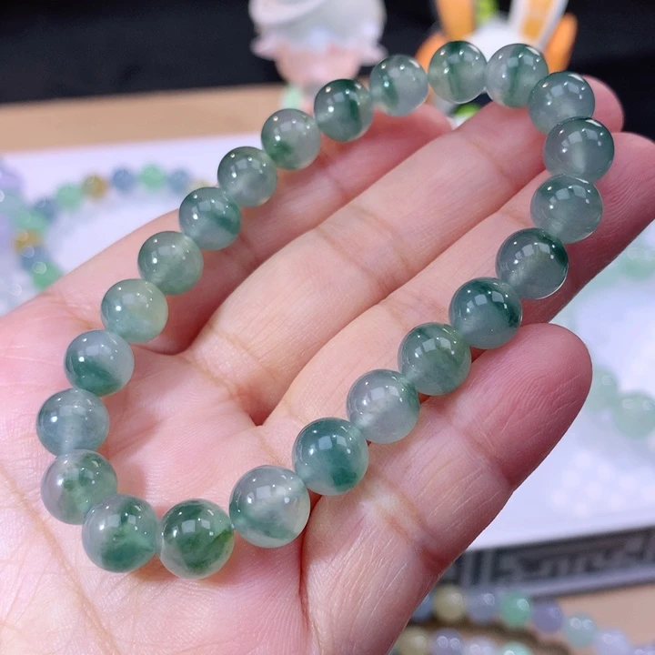 翡翠手链未镶嵌翡翠卡8.3