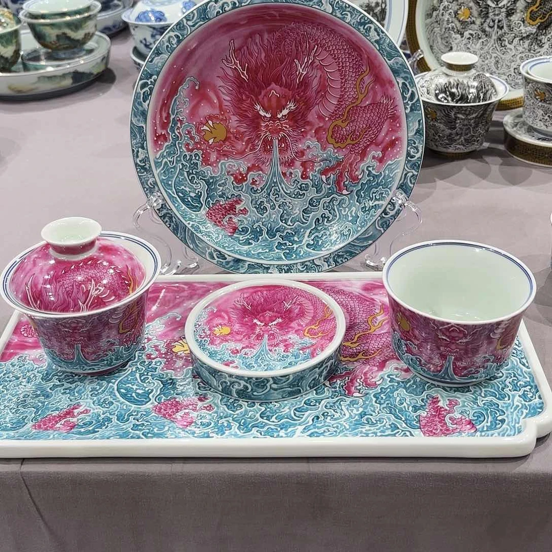瓷片景德镇手工茶具