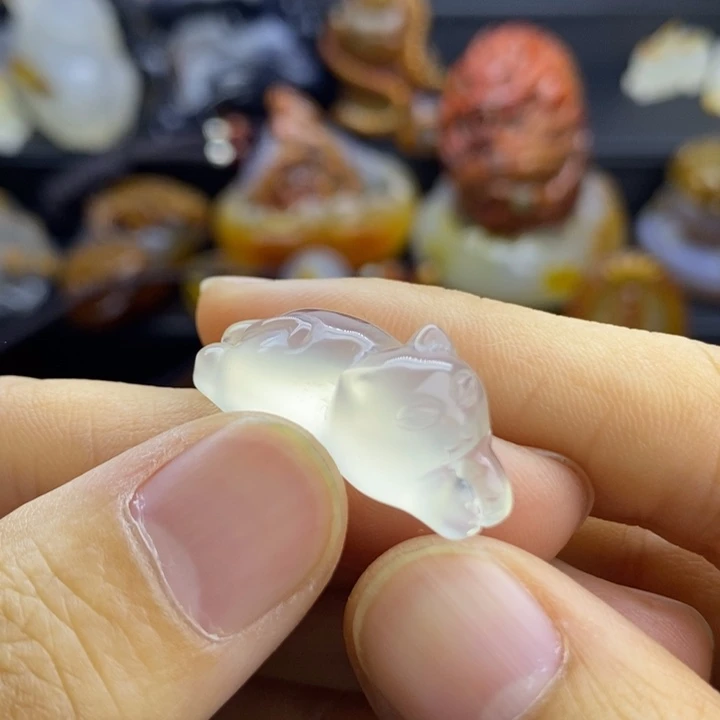 玛瑙/玉髓未镶嵌颈饰