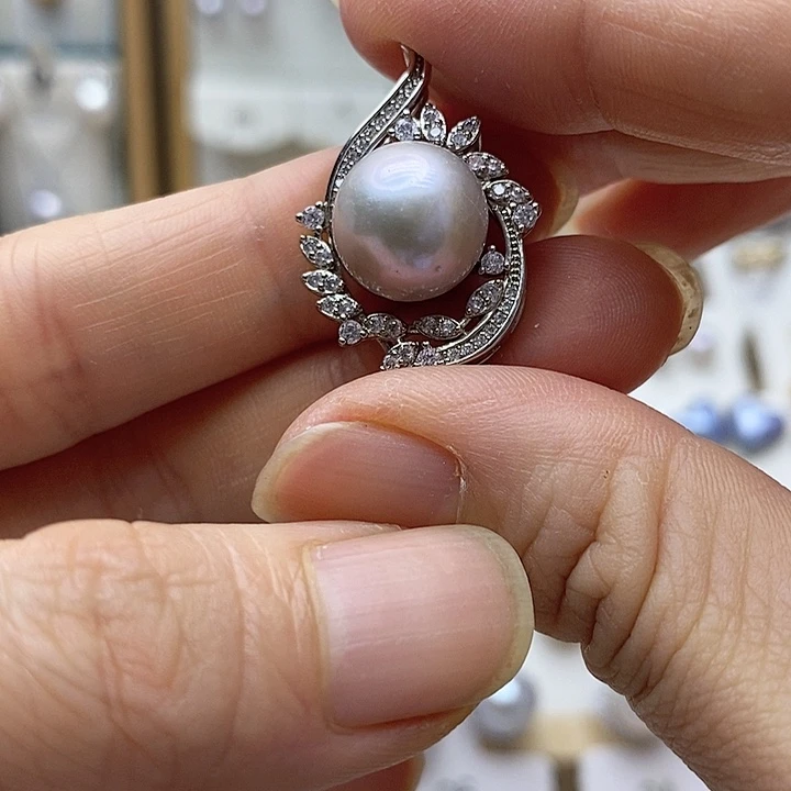 淡水珍珠未镶嵌吊坠