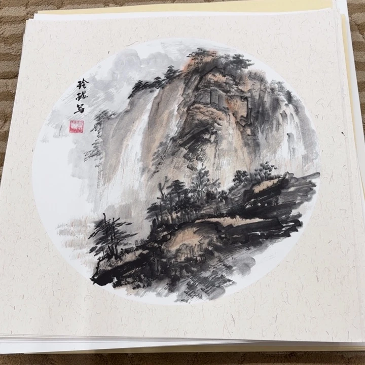 国画花鸟的翅膀和羽毛50.50