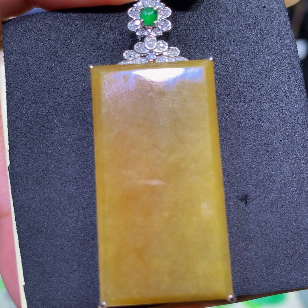 翡翠18K金镶嵌手链翡翠