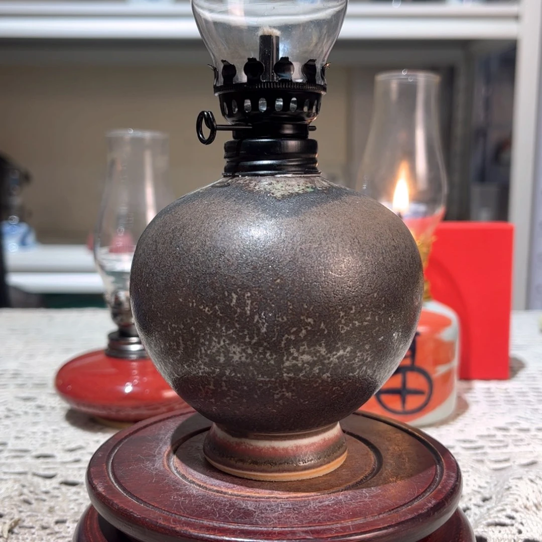 摆件景德镇陶瓷香薰灯