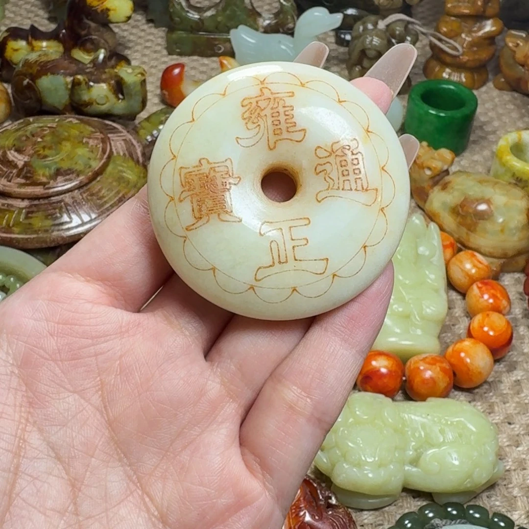 白玉菩提吊坠挂件