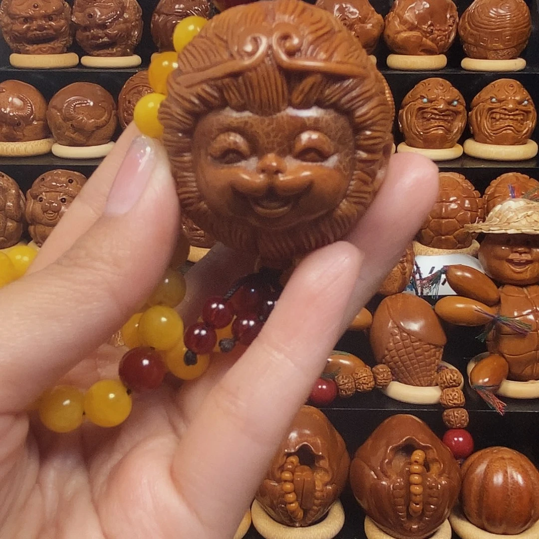 橄榄核吊坠孙悟空小00000677