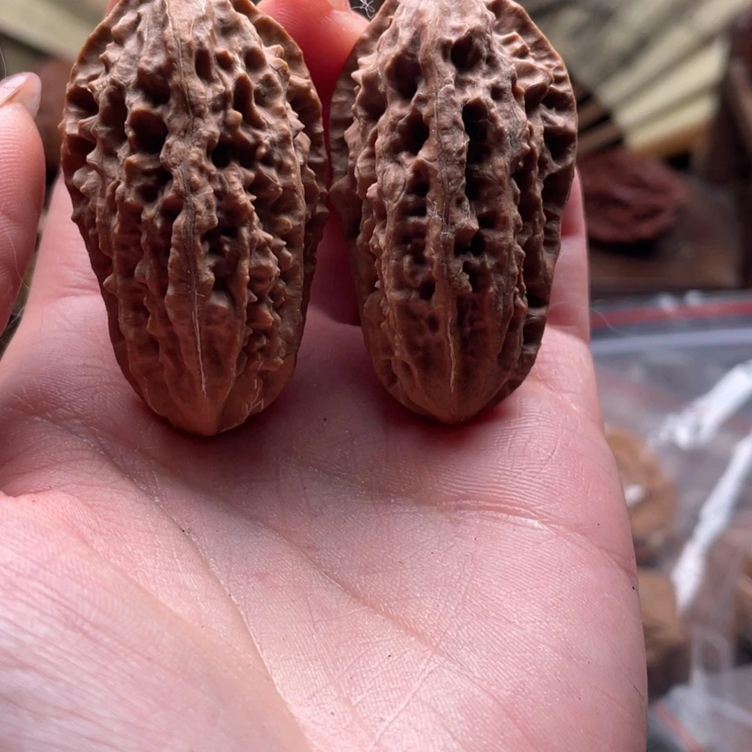 文玩核桃把件楸刀鱼6