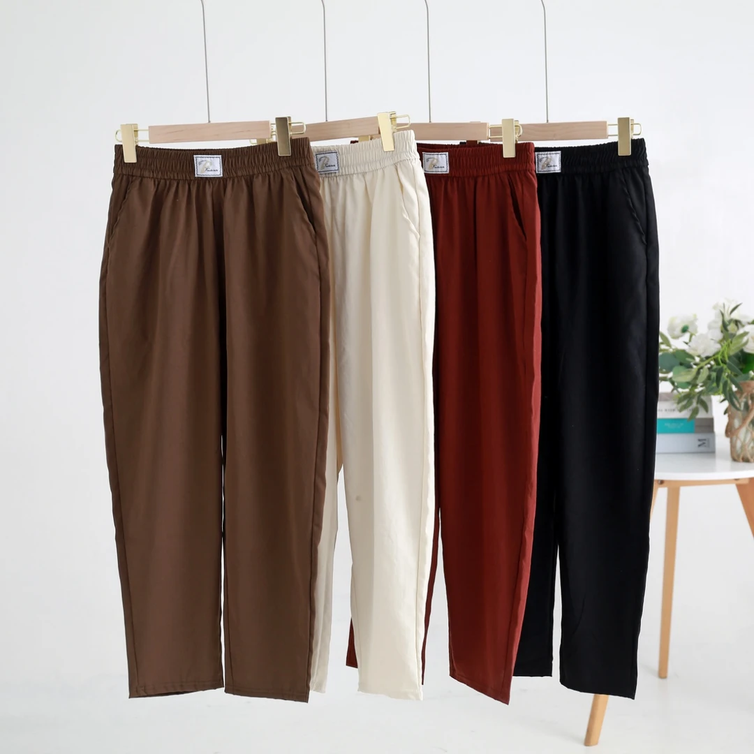 2025夏季新款女士9分萝卜裤女款百搭哈伦裤