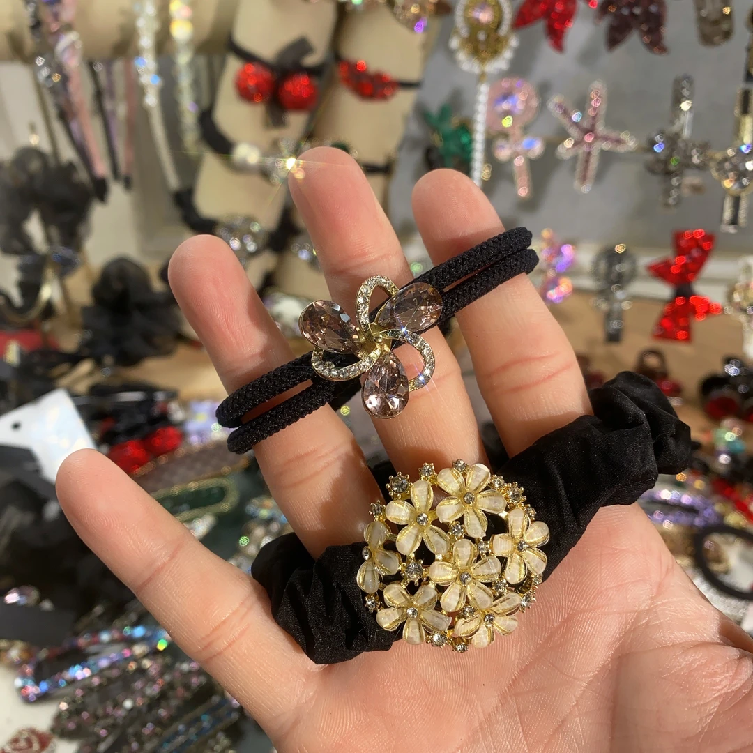 S0134-春款-小碎花发绳-发圈