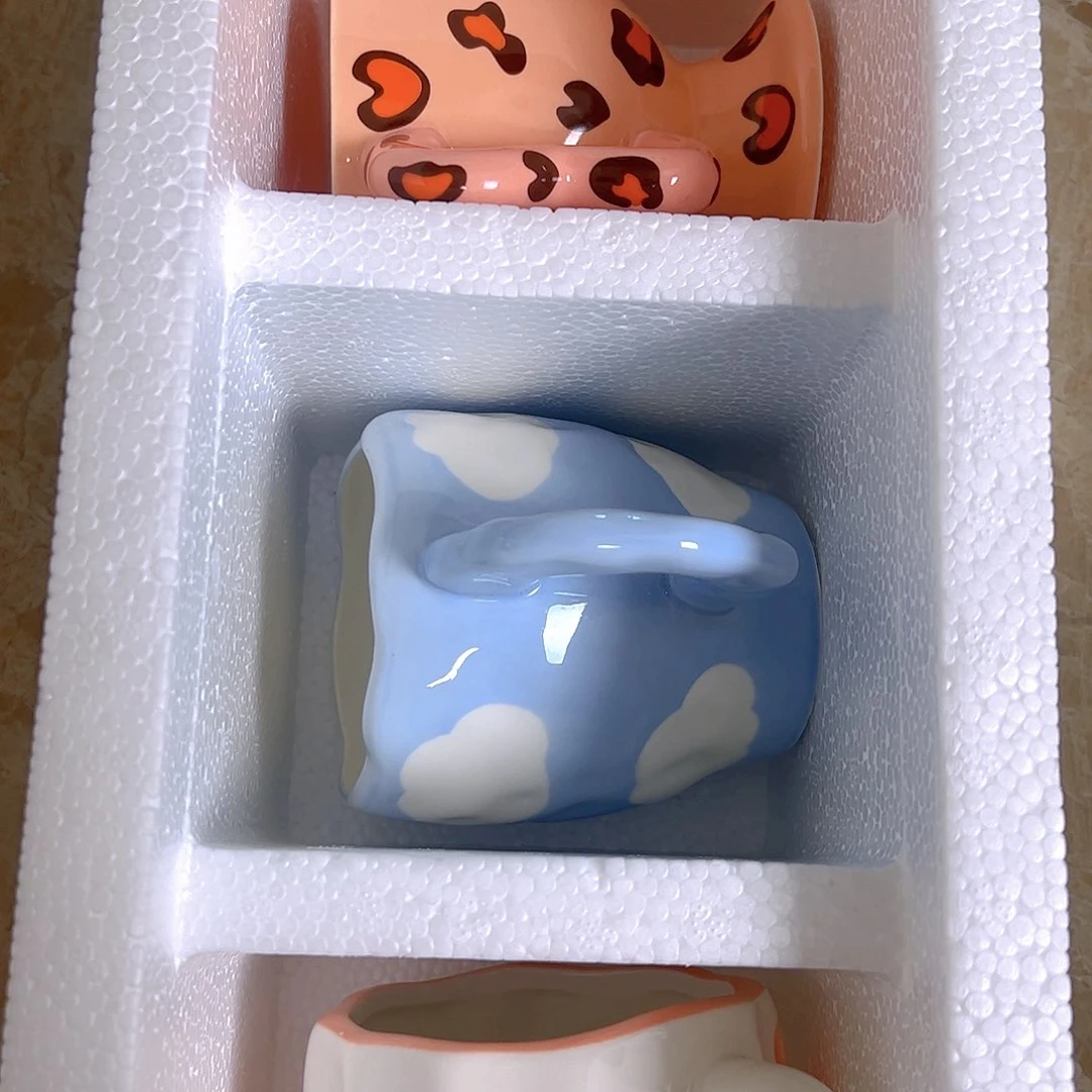 陶瓷微瑕陶瓷杯3杯