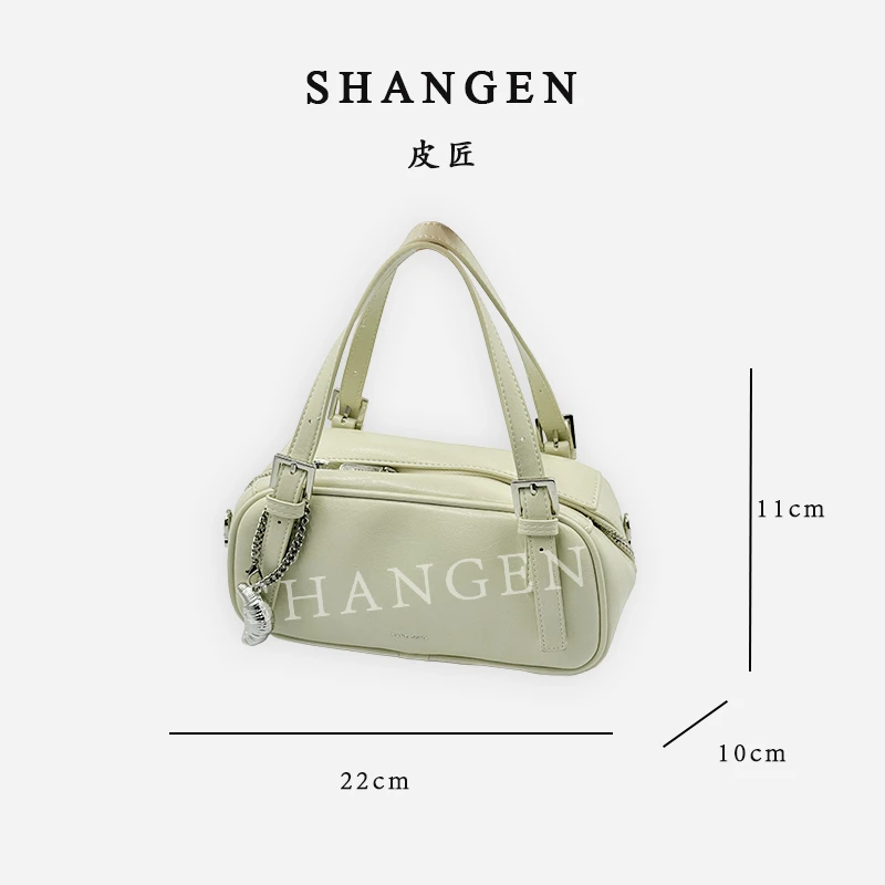 【尚恩CC】SK-92572-燕麦白-轻奢时尚女士新款手提单肩斜挎包