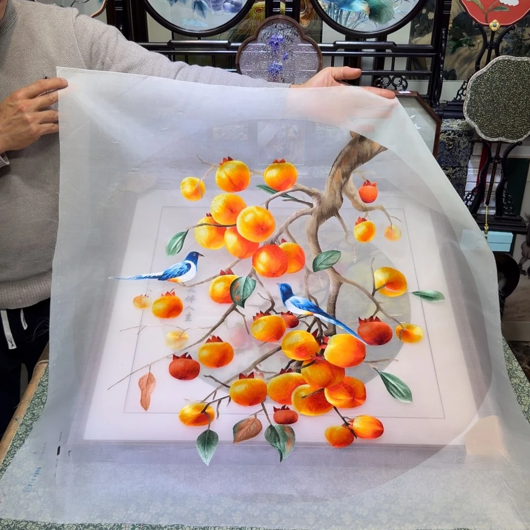 刺绣手工苏绣工艺制作技艺精湛