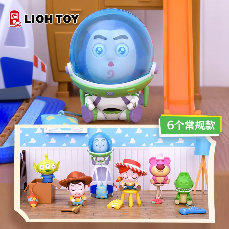 LIOHTOY俐噢玩具迪士尼玩具总动员晚安抱抱扭蛋三眼仔胡迪