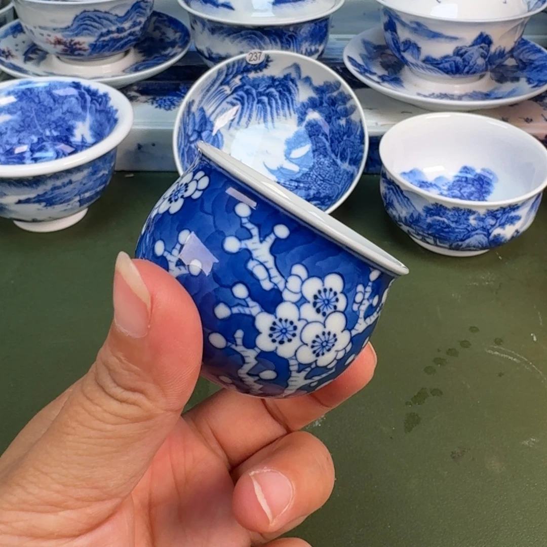 景德镇纯手绘茶具圆圆245