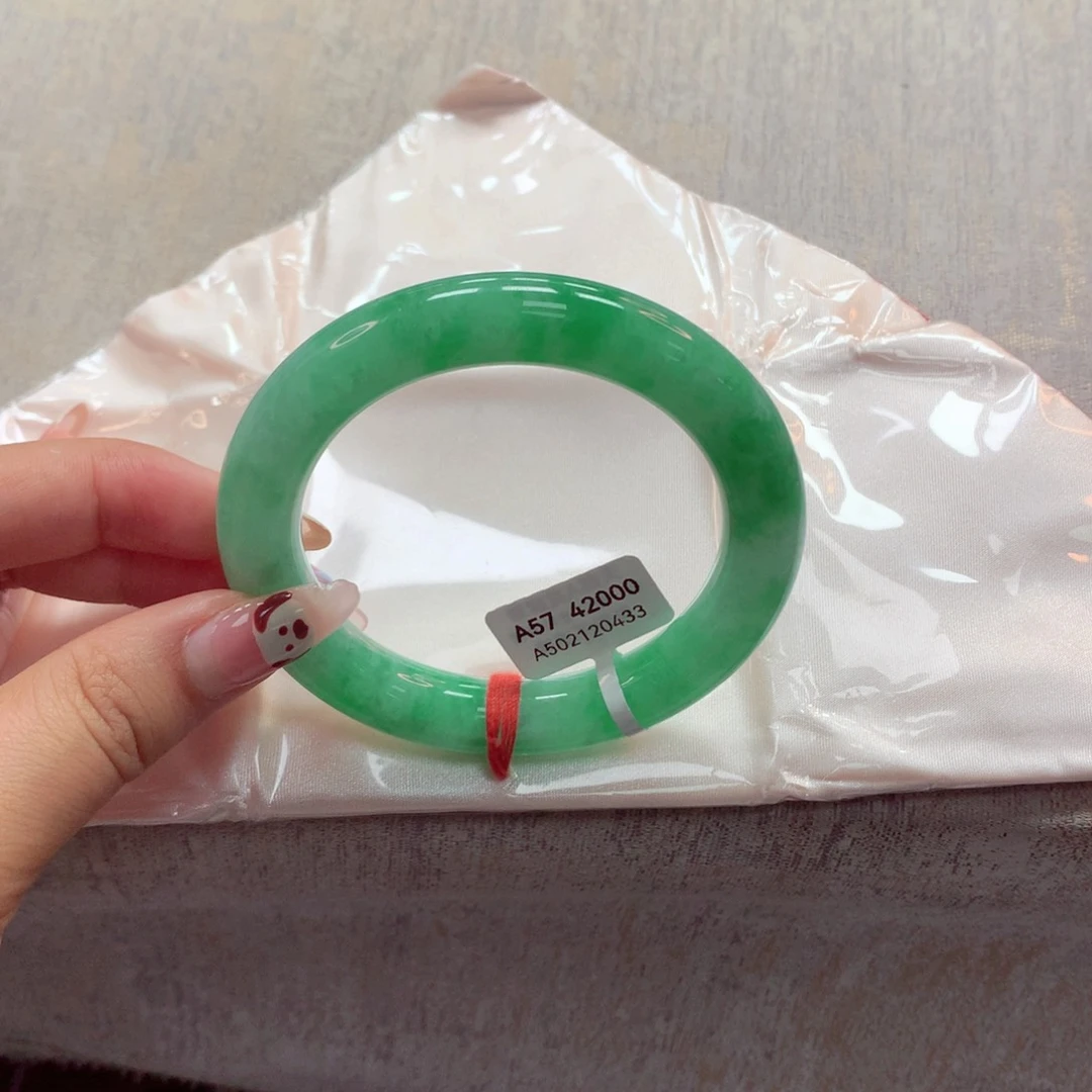 翡翠手镯未镶嵌（莫莫26）57圆54号