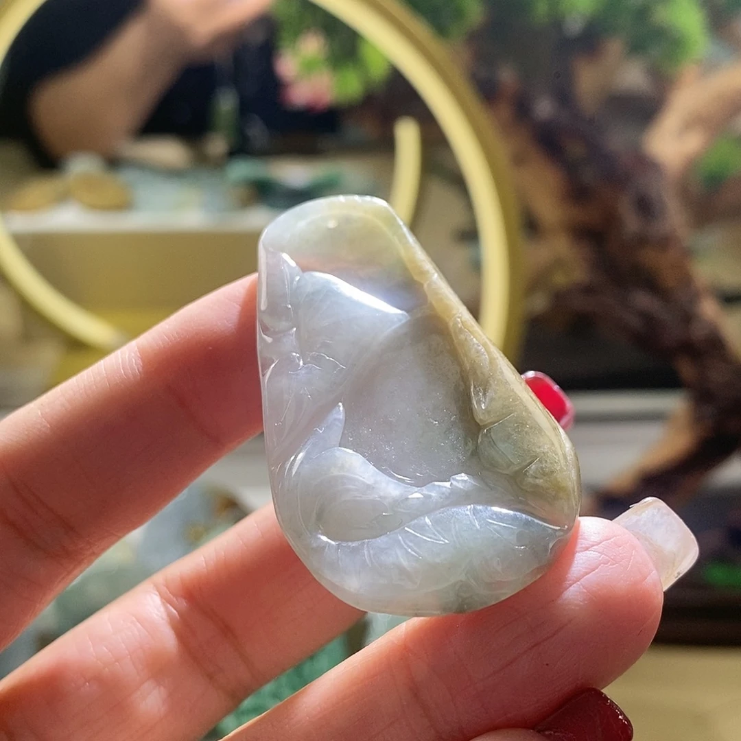 【闪购商品】翡翠颈饰未镶嵌鱼