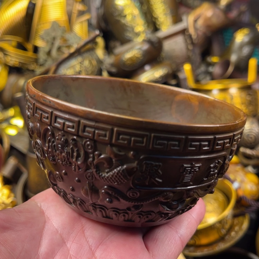 茶壶香炉铜器摆件