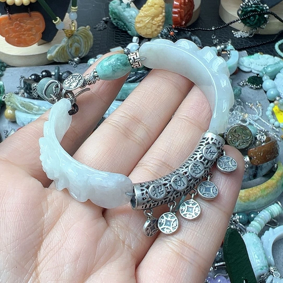 翡翠手链未镶嵌Q*唐