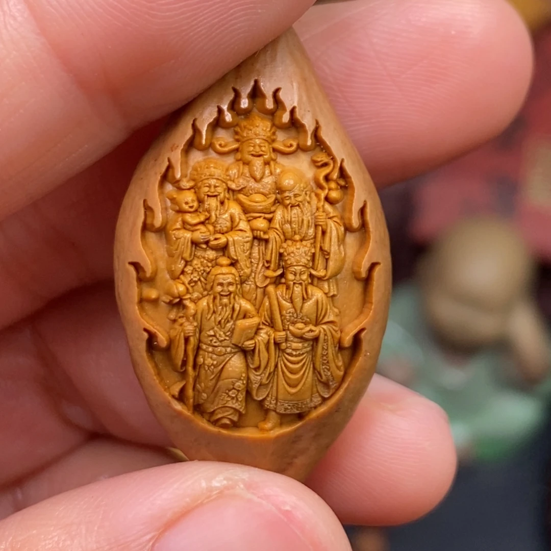吊坠橄榄核橄榄核雕刻