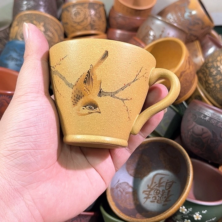 茶杯紫砂全手工紫砂主人杯