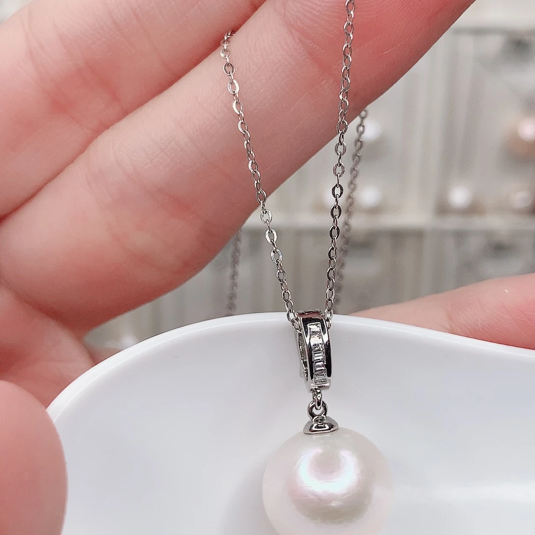 淡水珍珠吊坠(赠链)合金