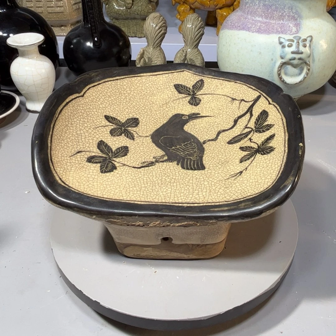 瓶磁州窑瓷枕品相完美