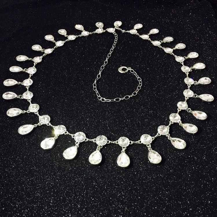 肚皮舞新款腰链带钻防勾腰流苏水兵舞腰封广爵舞腰搭拉丁舞蹈配饰