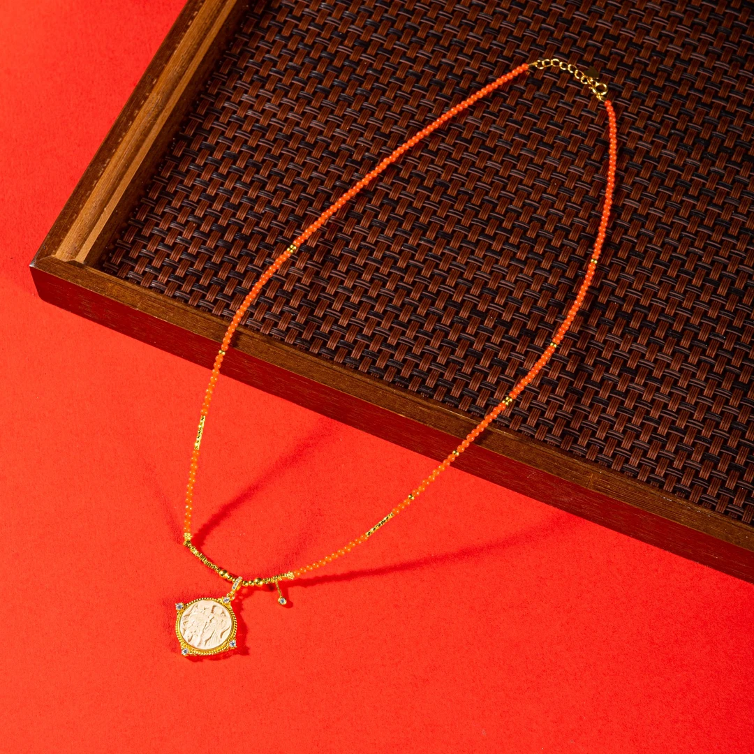 宫皇顺猛犸牙扎扎吊坠GHSHLTMM002