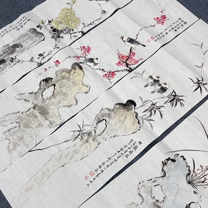 国画纯手绘国画作品