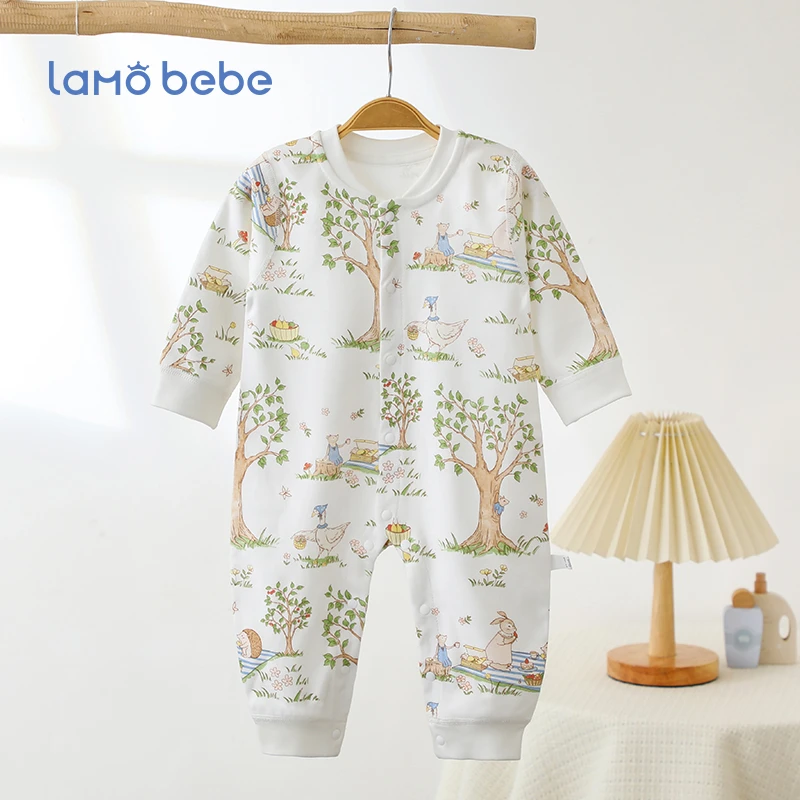 【断码清仓】婴儿纯棉连体衣秋衣纯棉新生儿宝宝衣服哈衣爬服长袖