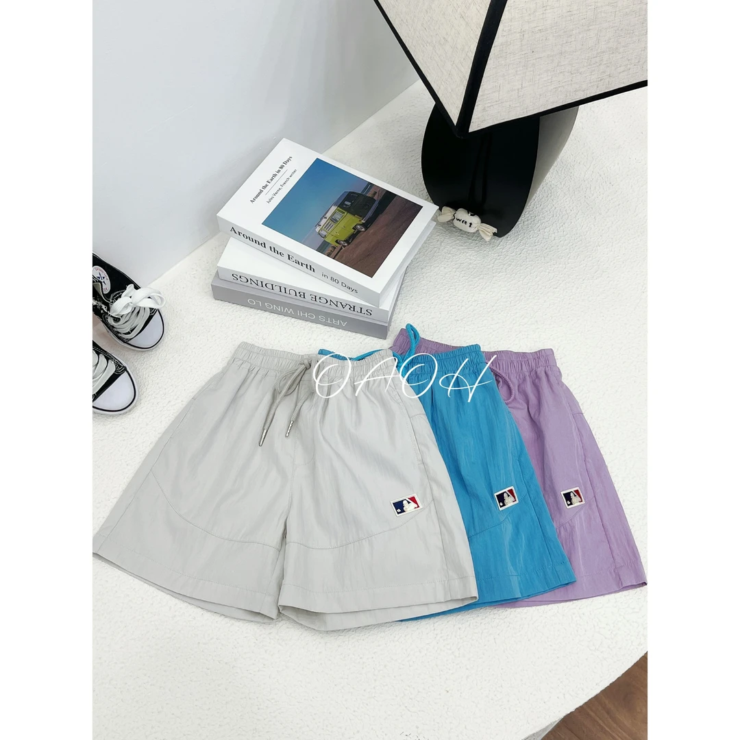 男童夏款酷帅纯色个性舒适百搭潮流运动风宽松五分小短裤K6809