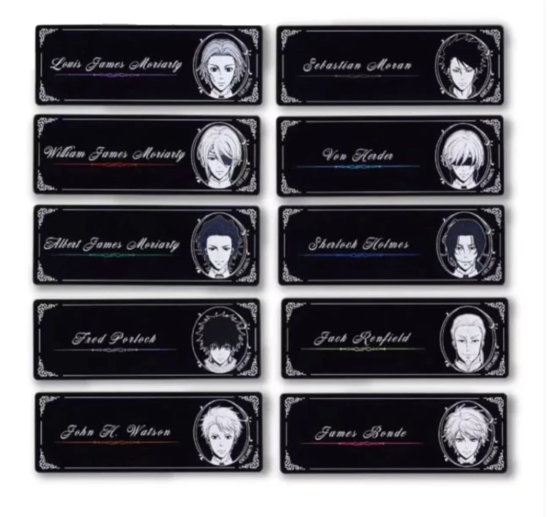 【顺丰包邮】忧国的莫里亚蒂亚克力名札吧唧动漫周边盲盒【代拆】