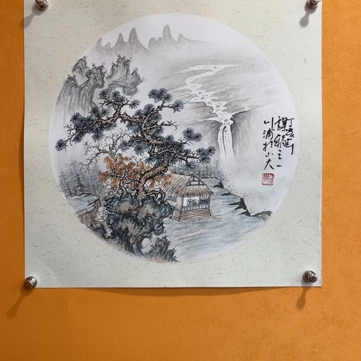 国画李川浦精品山水画