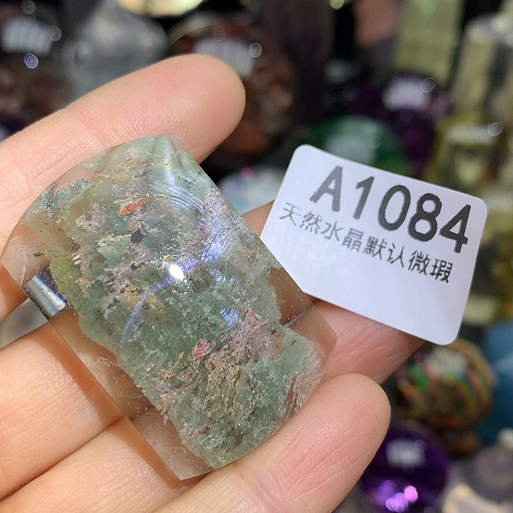 水晶天然水晶幽灵吊坠未镶嵌