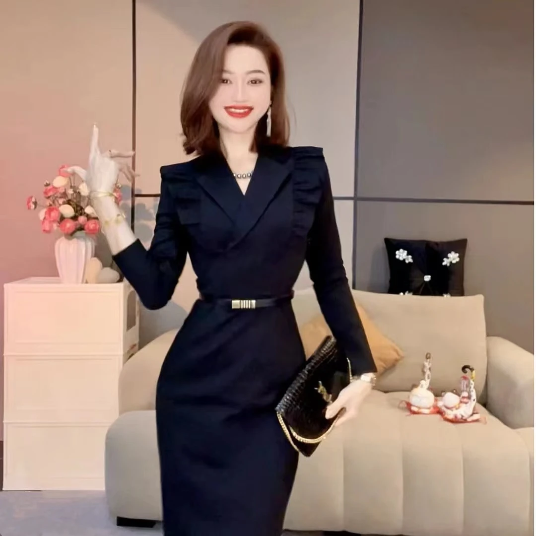 【丹丹严选】新款轻奢气质女神范名媛修身显瘦女装连衣裙-2024-3