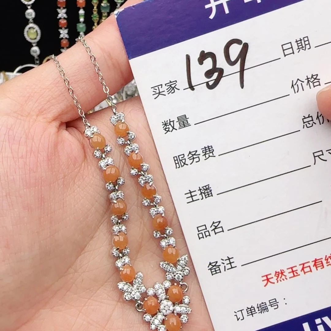 翡翠戒指银S925镶嵌戒指