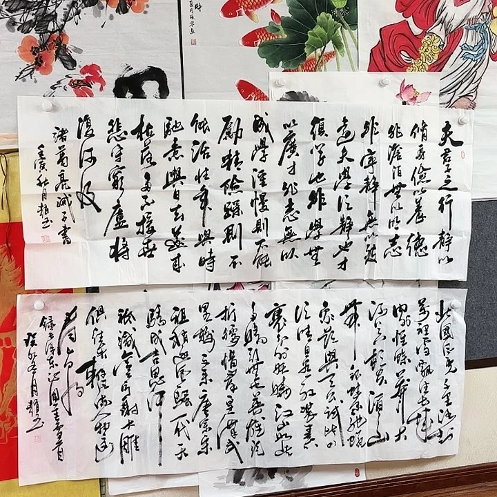 国画省书赵钰六尺书法打包