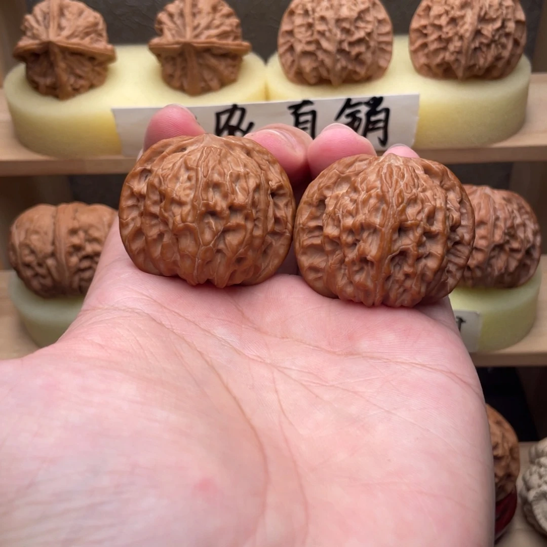 文玩核桃吊坠全品山地正磨42.5