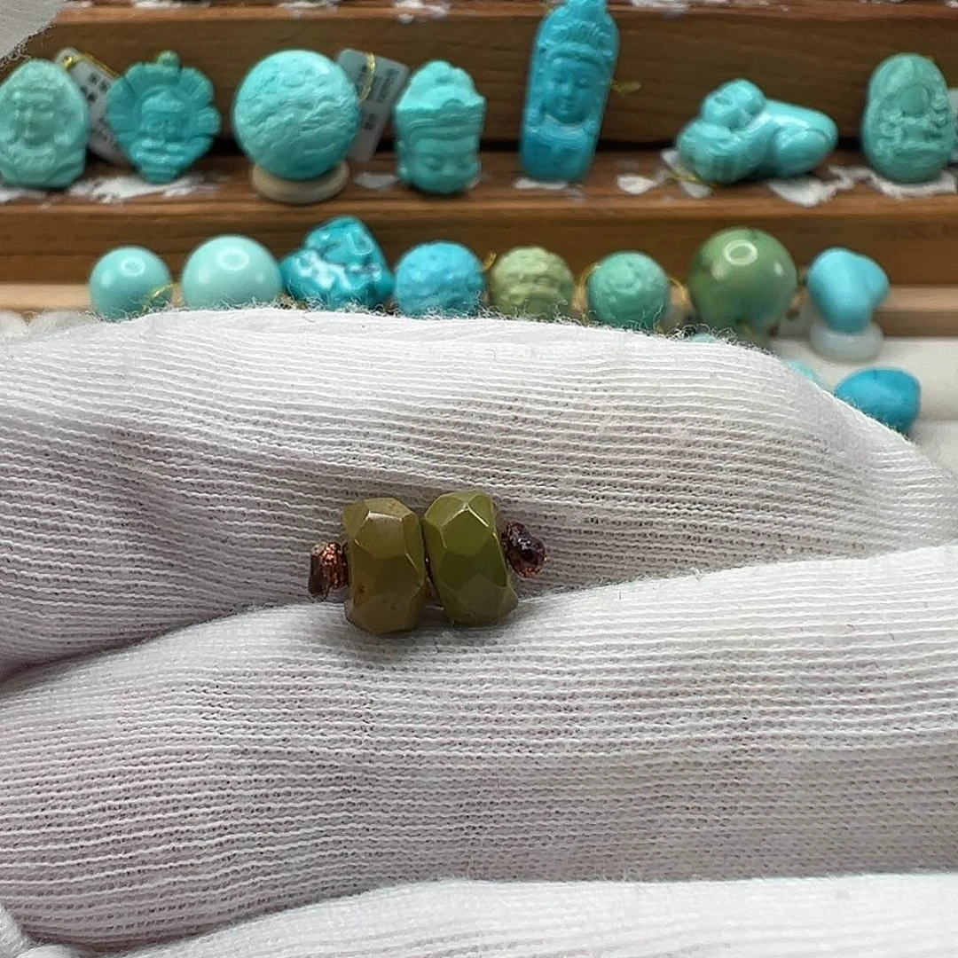 绿松石无相隔珠 未镶嵌