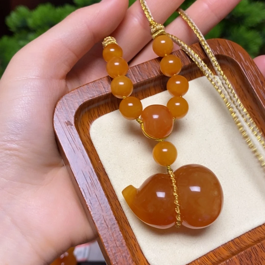 【闪购商品】蜜蜡颈饰未镶嵌项链