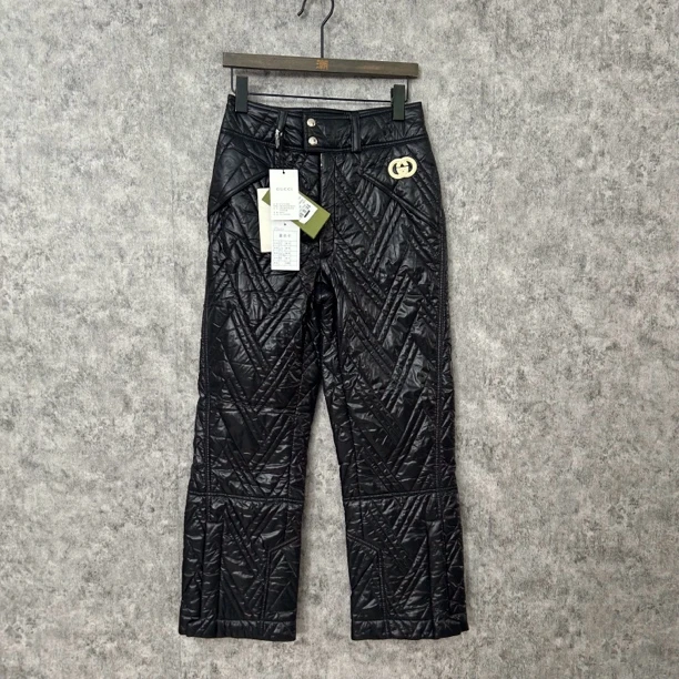未使用 GUCCI/古驰 黑色双G长裤