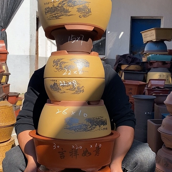 花盆紫砂紫砂花盆