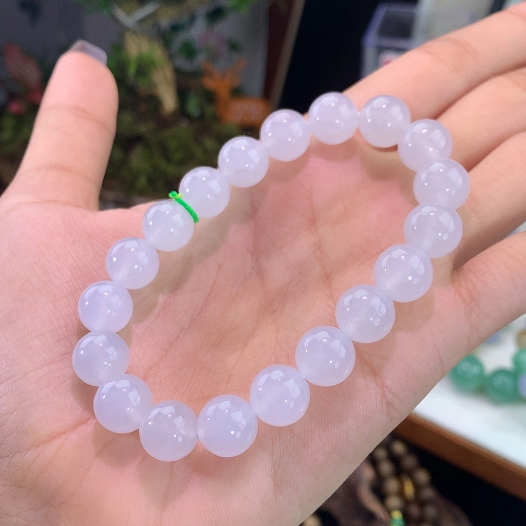 翡翠未镶嵌手链白冰手串