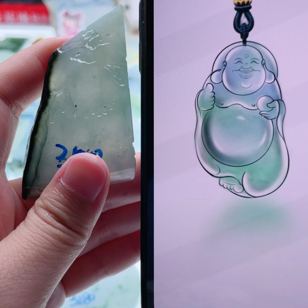 【闪购商品】定制翡翠未镶嵌天然翡翠包工