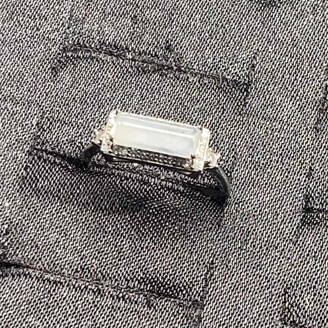 翡翠银S925镶嵌戒指