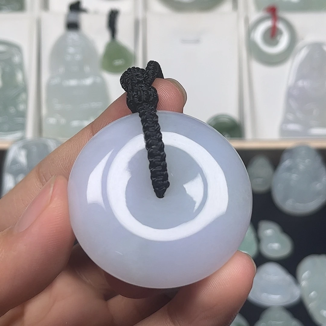 送***宝翡翠未镶嵌颈饰缅甸天然翡翠