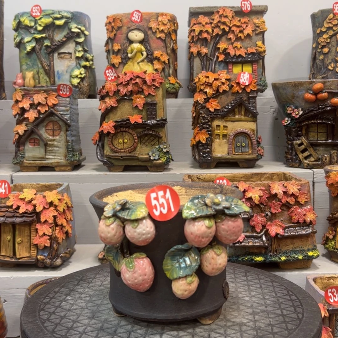 551 号陶然花器手工花盆