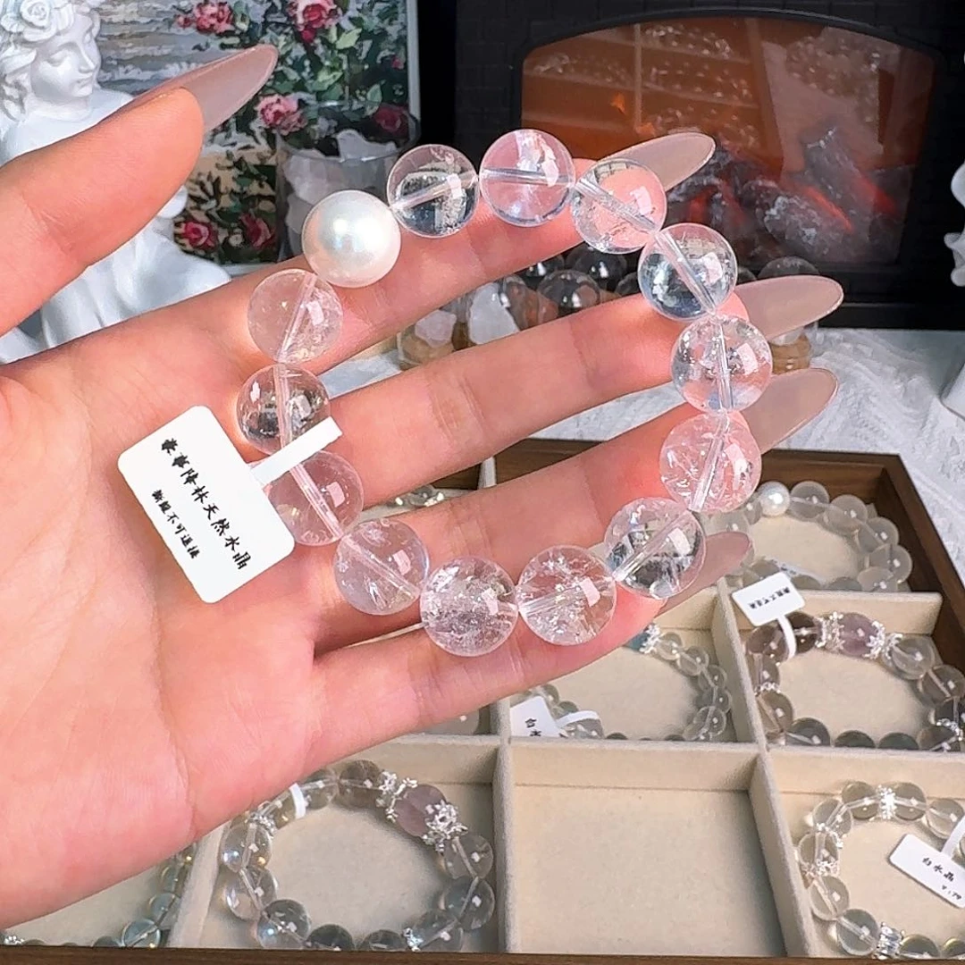 水晶手链未镶嵌白啊赛