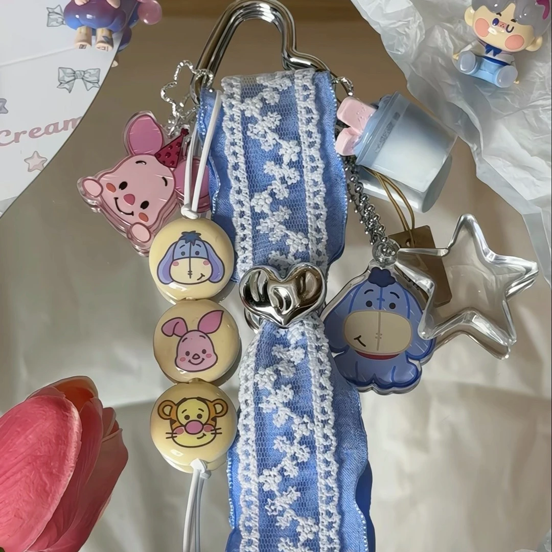 【甲鱼diy】皮杰猪屹耳维尼熊包挂钥匙扣