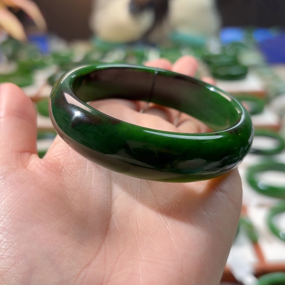 未镶嵌手镯和田玉（碧玉）58.59